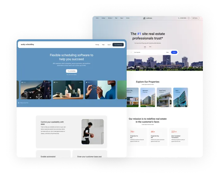 service Custom website development