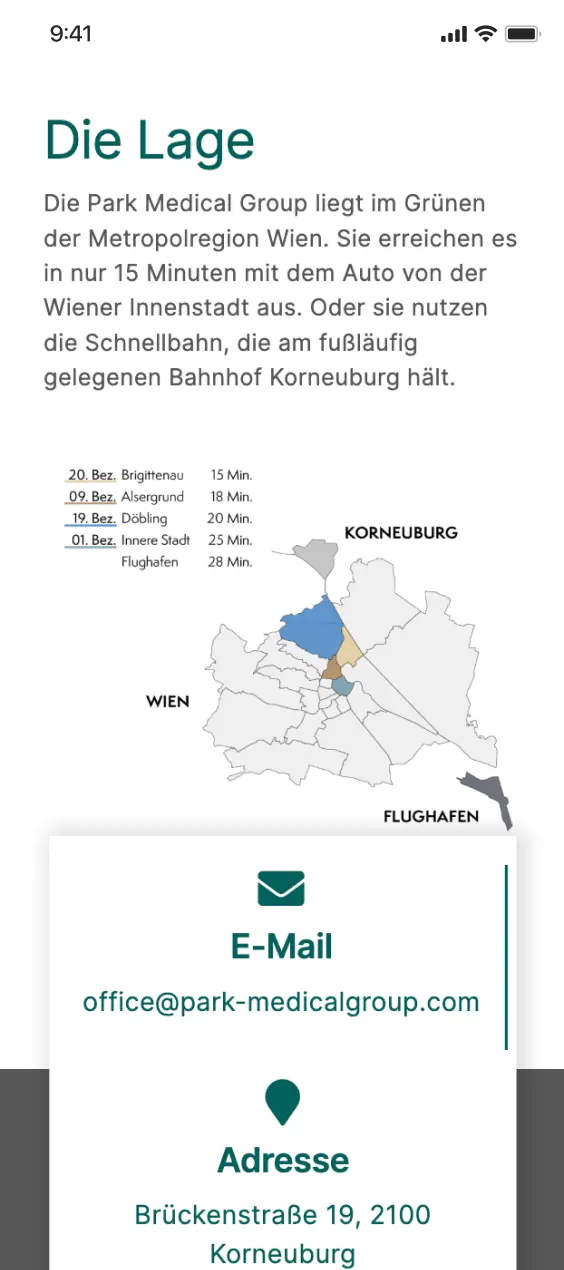 Park Medical Group screen mobile 4