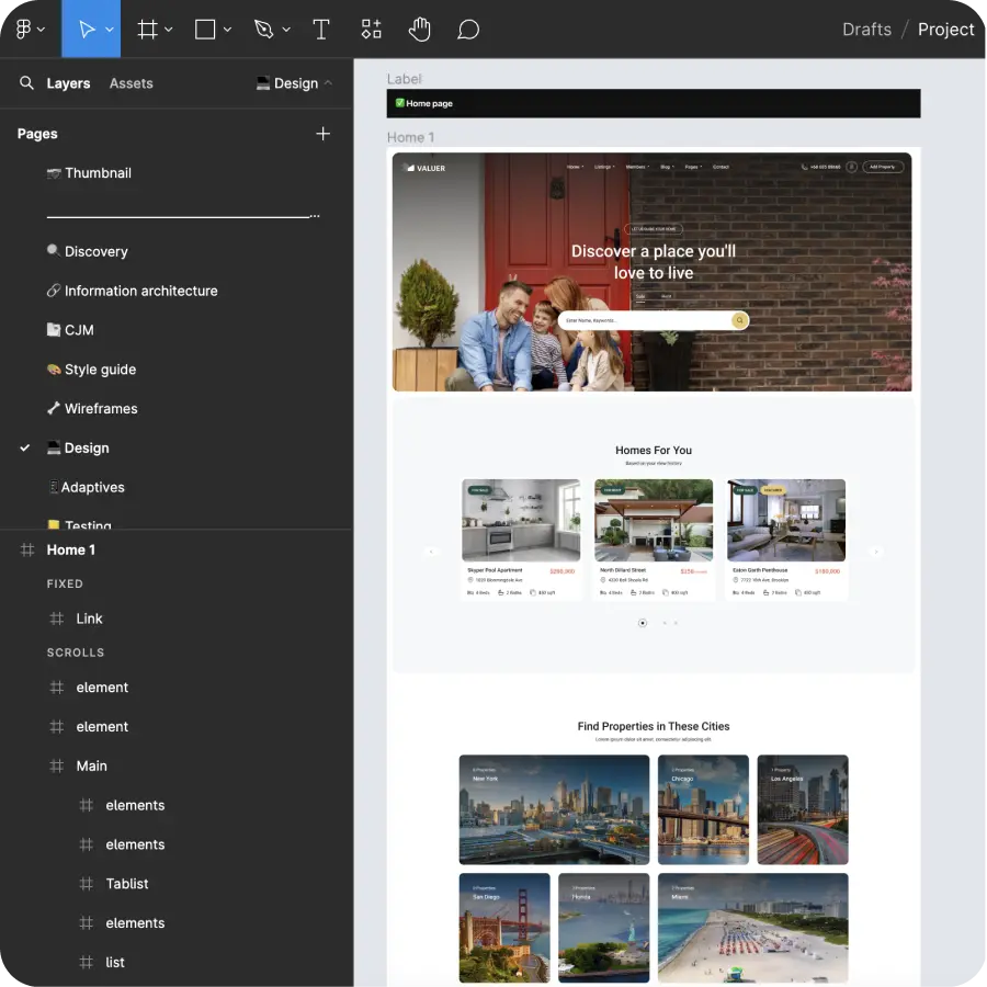 process Wordpress Design