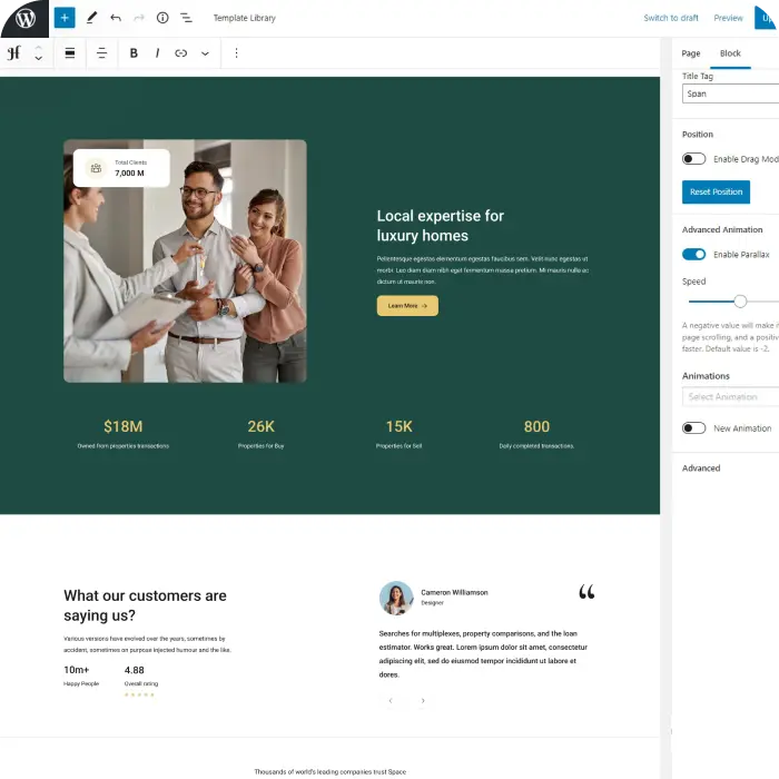 process Wordpress Development