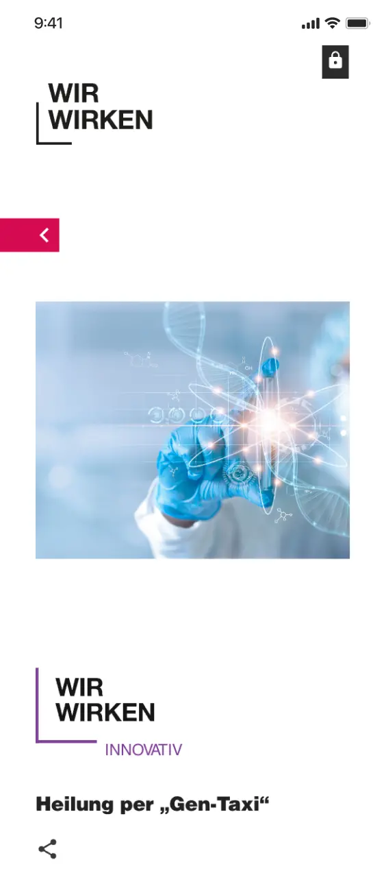 Wir wirken mobile screen 3